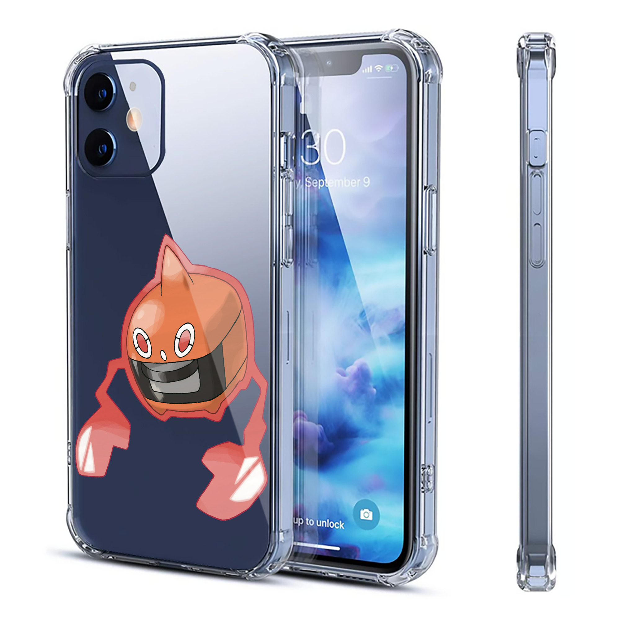 （画像用） ポケットモンスター Pokémon 【iPhone 12シリーズ対応】透明スマホケース（クリアソフトケース）